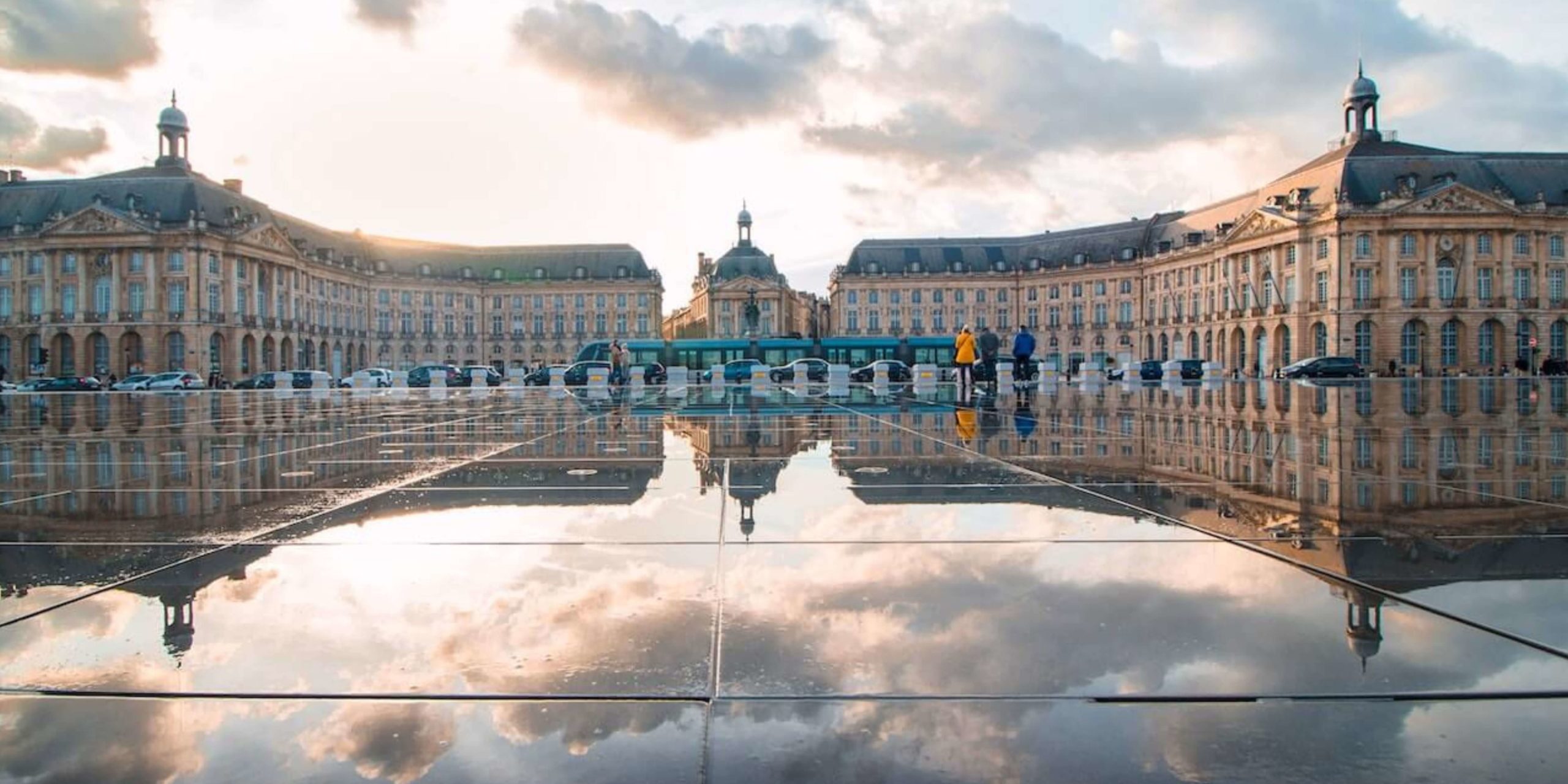 La place de la bourse dans le centre ville de bordeaux 